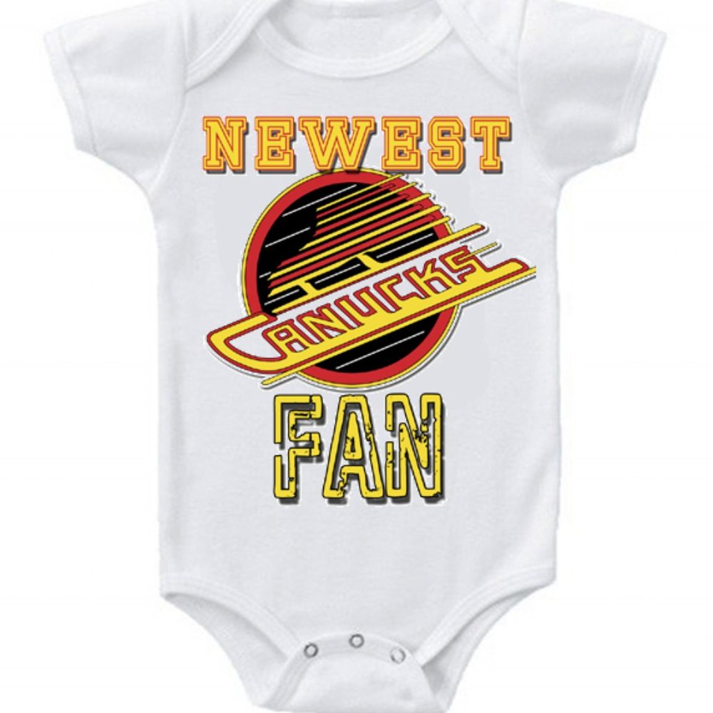 New Cute Baby One Piece Hockey Canucks Classic
